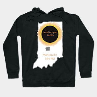 Total Eclipse Indiana 2024 - Morgan County Hoodie